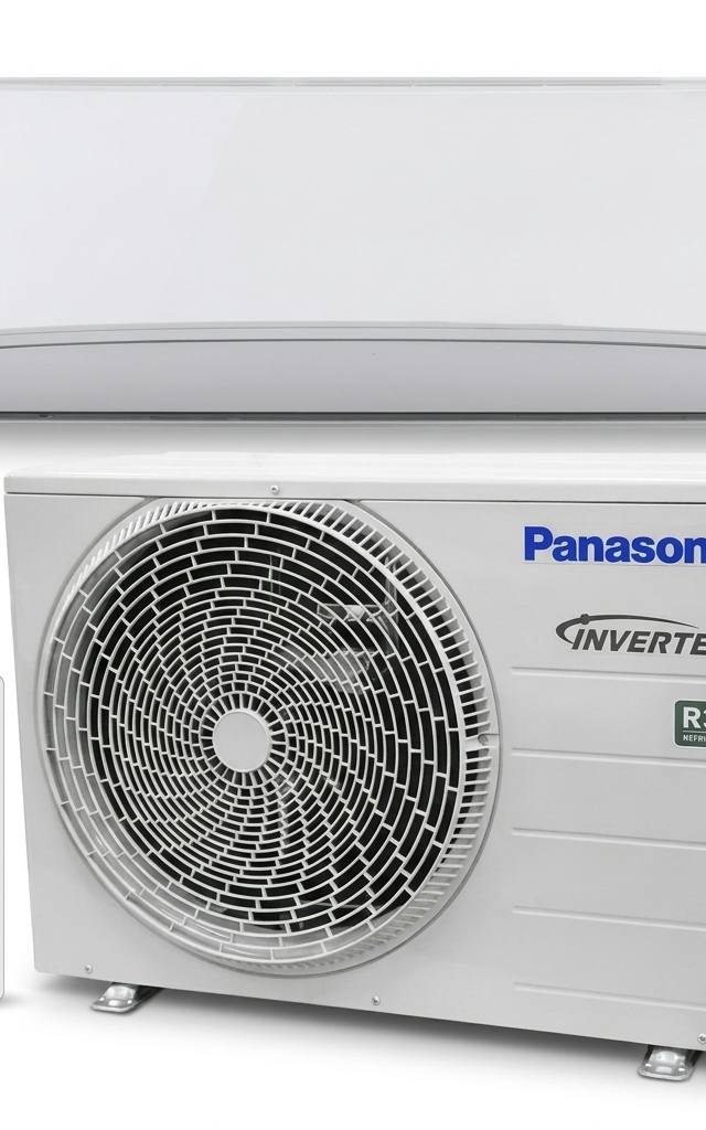 Panasonic 7.1 kW split system air conditioner indoor and outdoor units