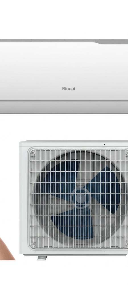 Rinnai 7 kW split system air conditioner indoor and outdoor units