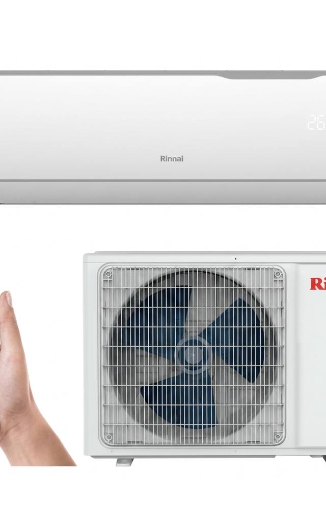 Rinnai 7 kW split system air conditioner indoor and outdoor units