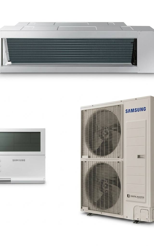 Samsung 10 kW ducted air conditioner indoor and outdoor units