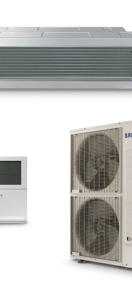 Samsung 16 kW three-phase ducted air conditioner indoor and outdoor units