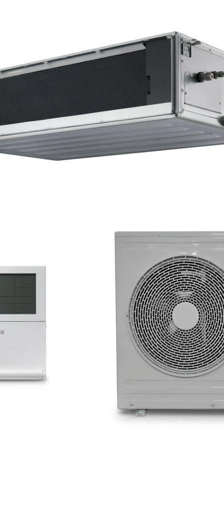 Samsung 5.2 kW ducted air conditioner indoor and outdoor units
