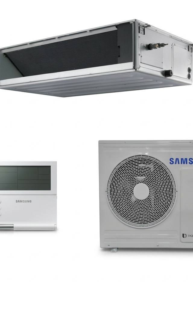Samsung 5.2 kW ducted air conditioner indoor and outdoor units