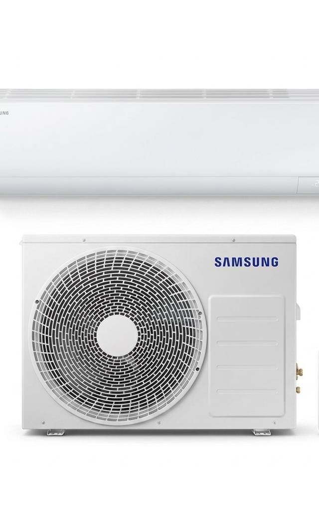 Samsung 6.8 kW split system air conditioner indoor and outdoor units
