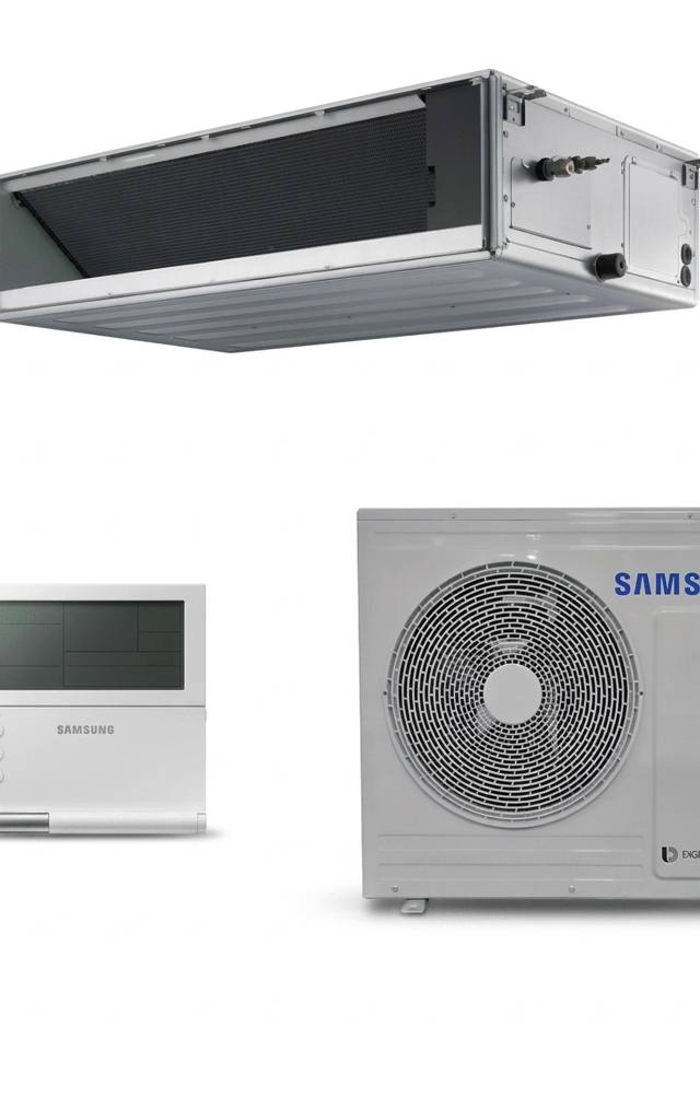 Samsung 7.1 kW ducted air conditioner indoor and outdoor units