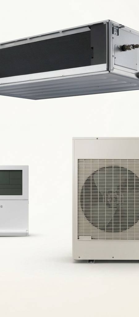 Samsung 8.5 kW ducted air conditioner indoor and outdoor units