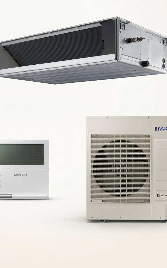 Samsung 8.5 kW ducted air conditioner indoor and outdoor units