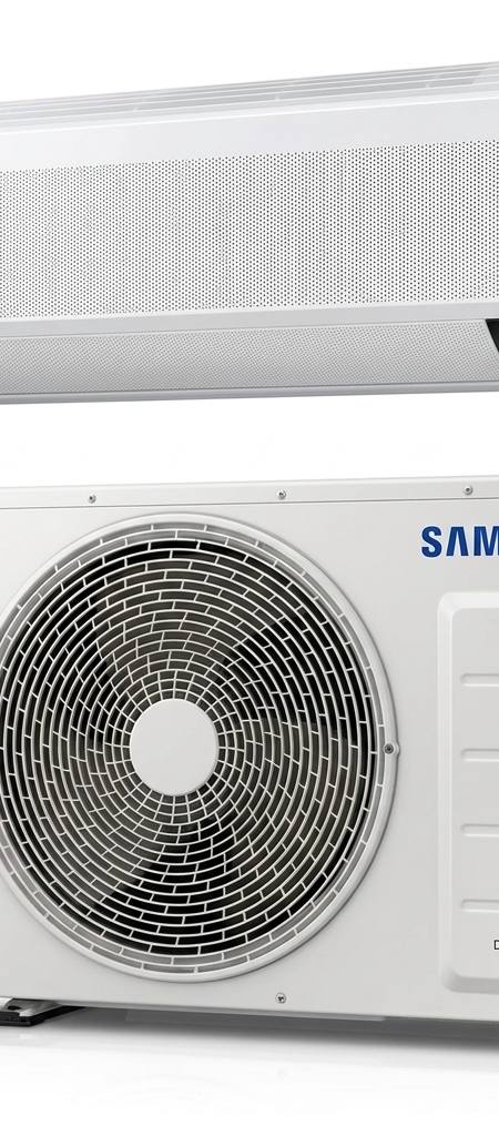 Samsung 3.5 kW split system air conditioner indoor and outdoor units