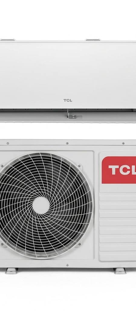 TCL 2.5 kW split system air conditioner indoor and outdoor units