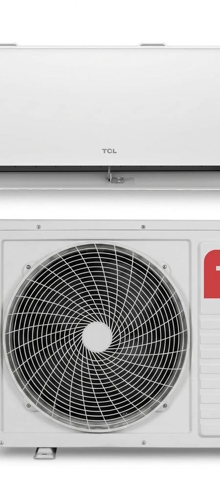 TCL 5.2 kW split system air conditioner indoor and outdoor units